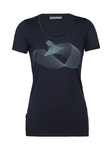 Icebreaker Tech Lite Short Sleeve Polar Fox Tee - Women's