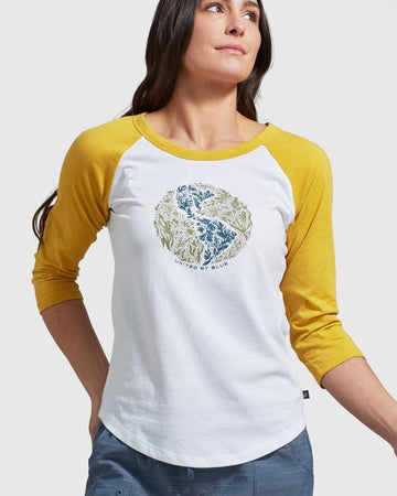 United By Blue Rooted In Nature 3/4 Sleeve Tee - Women's
