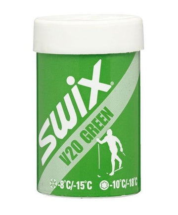 Swix -10°C to -18°C (14°F to 0°F). Kick Wax