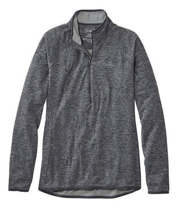 L.L. Bean Adventure Grid Fleece Quarter Zip - Women's