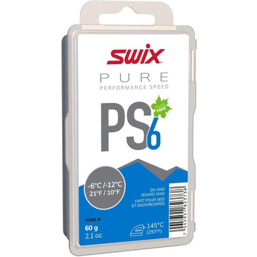 Swix PS6 Blue Wax -6°C/-12°C, 60G