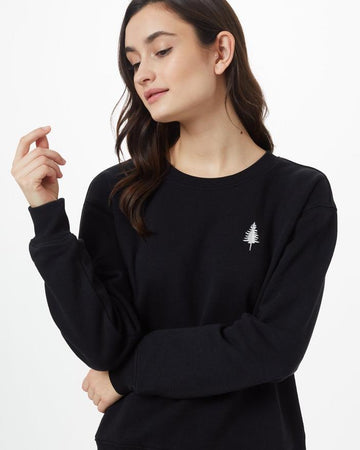 Tentree TreeFleece Golden Spruce Crew - Women's
