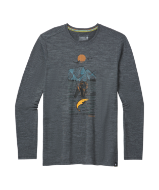 Smartwool Merino Sport 150 Alpine Bear Long Sleeve Graphic Shirt - Men's