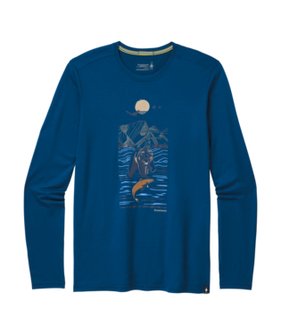 Smartwool Merino Sport 150 Alpine Bear Long Sleeve Graphic Shirt - Men's