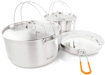 GSI Glacier Stainless Troop Cookset