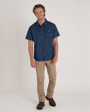 Sherpa Kiran Short Sleeve Hemp Shirt - Men's
