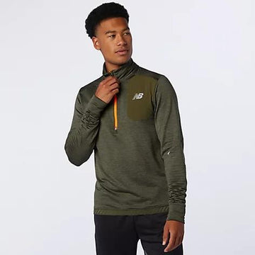 New Balance Impact Run Grid Back Half Zip - Men's