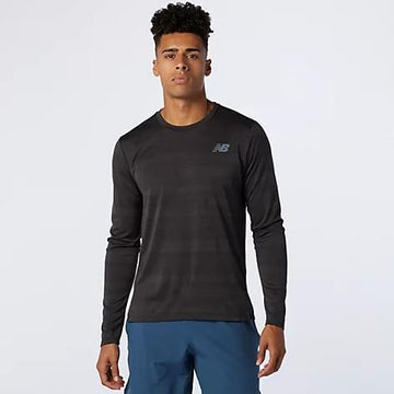 New Balance Q Speed Fuel Jacquard Long Sleeve - Men's