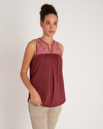 Sherpa Shaanti Embroidered Tank Top - Women's